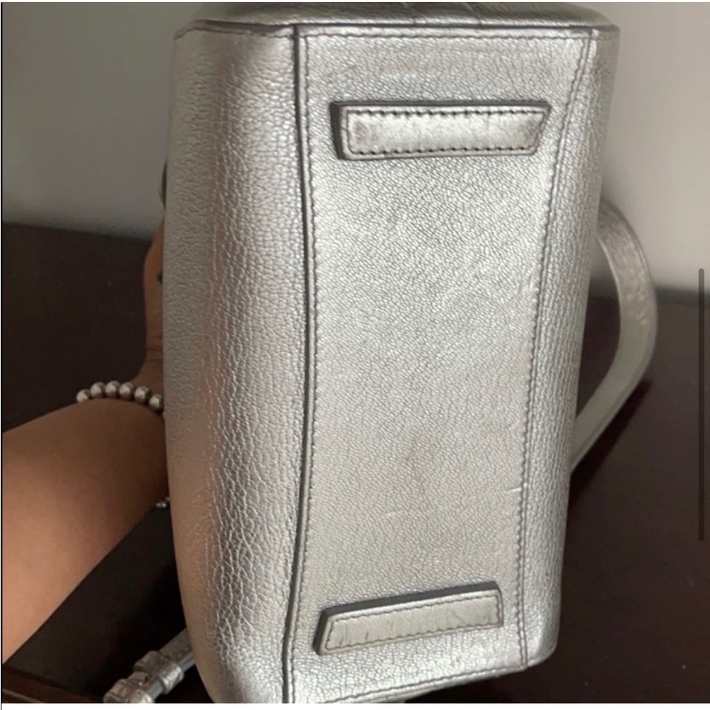 Givenchy Metallic Silver Mini Antigona Satchel - Picture 3 of 4